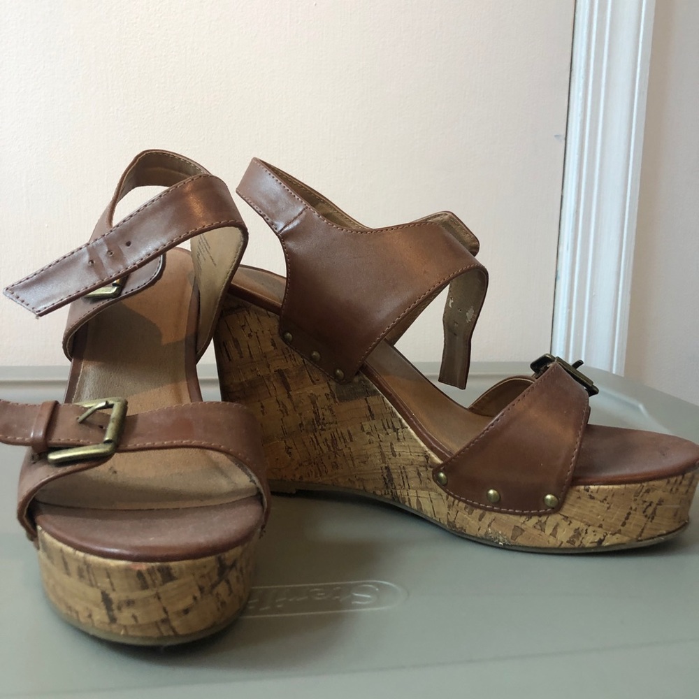 Summer Cork Wedges